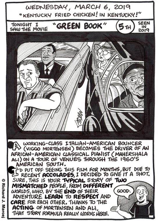 Daily Comic Journal: March 6, 2019: “Kentucky Fried Chicken! In Kentucky!”