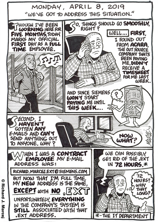 Daily Comic Journal: April 8, 2019: “We’ve Got To Address This Situation.”