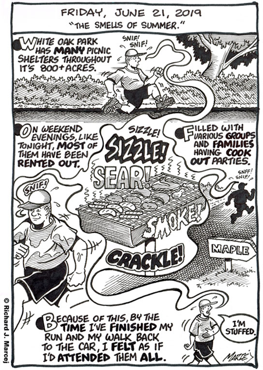 Daily Comic Journal: June 21, 2019: “The Smells Of Summer.”