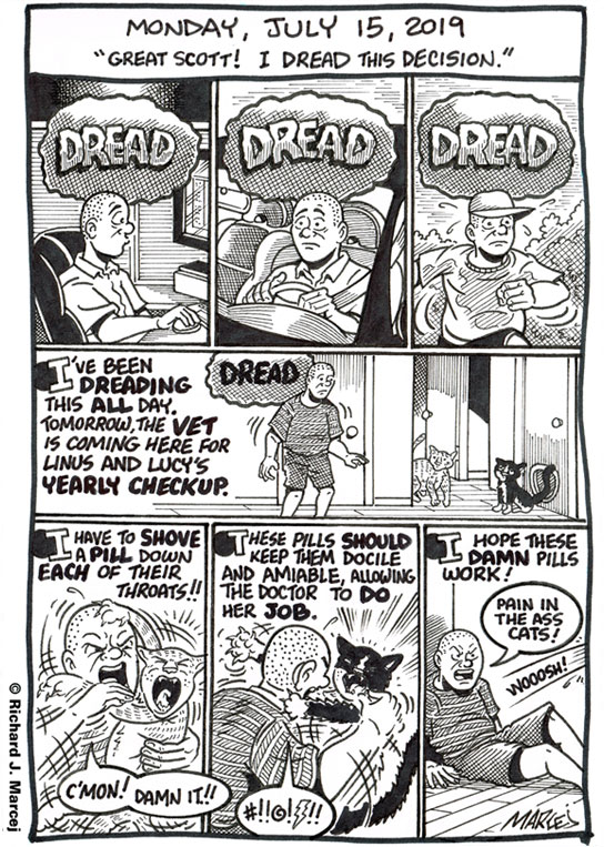 Daily Comic Journal: July 15, 2019: “Great Scott! I Dread This Decision.”