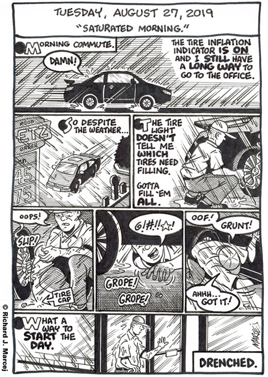 Daily Comic Journal: August 27, 2019: “Saturated Morning.”