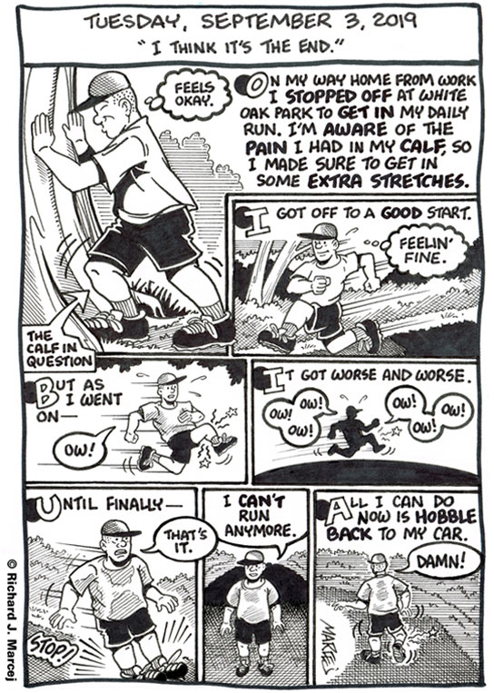 Daily Comic Journal: September 3, 2019: “I Think It’s The End.”