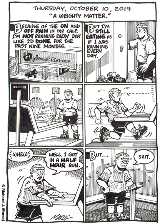 Daily Comic Journal: October 10, 2019: “A Weighty Matter.”