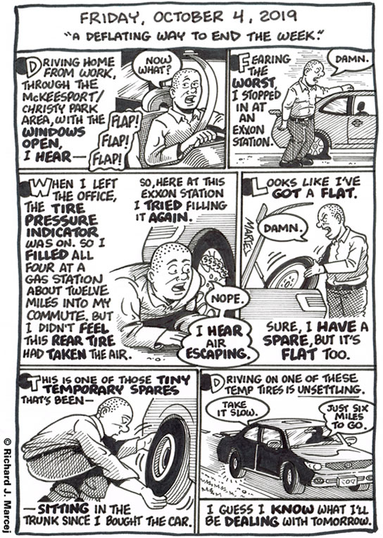 Daily Comic Journal: October 4, 2019: “A Deflating Way To End The Week.”
