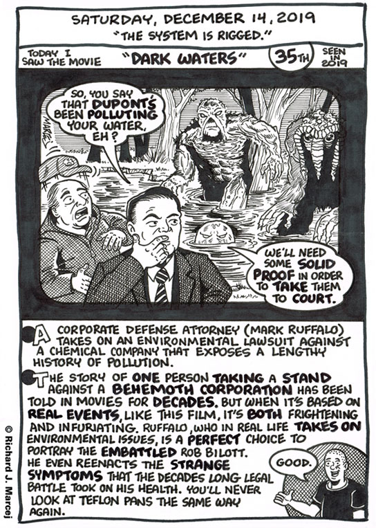 Daily Comic Journal: December 14, 2019: “The System Is Rigged.”