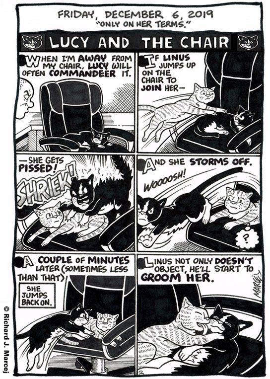 Daily Comic Journal: December 6, 2019: “Only On Her Terms.”