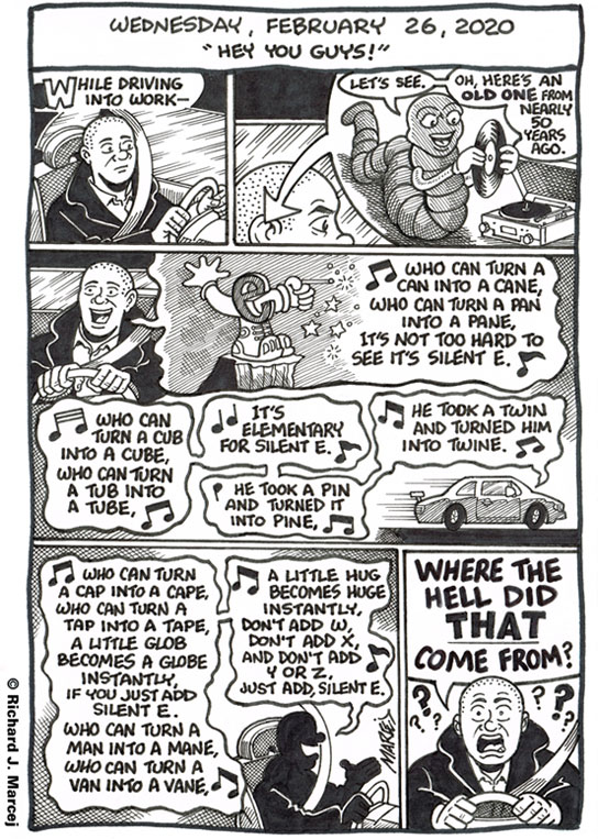 Daily Comic Journal: February 26, 2020: “Hey You Guys!”