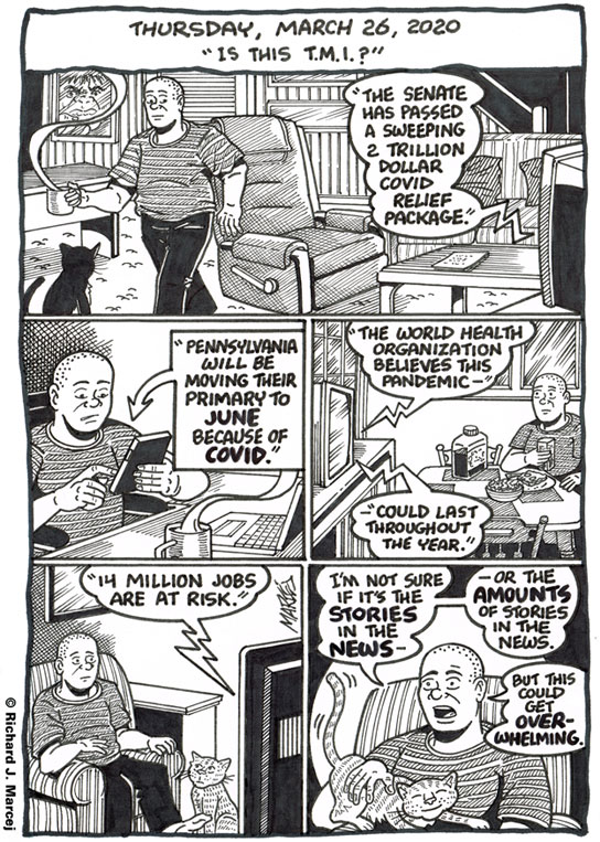 Daily Comic Journal: March 26, 2020: “Is This T.M.I. ?”