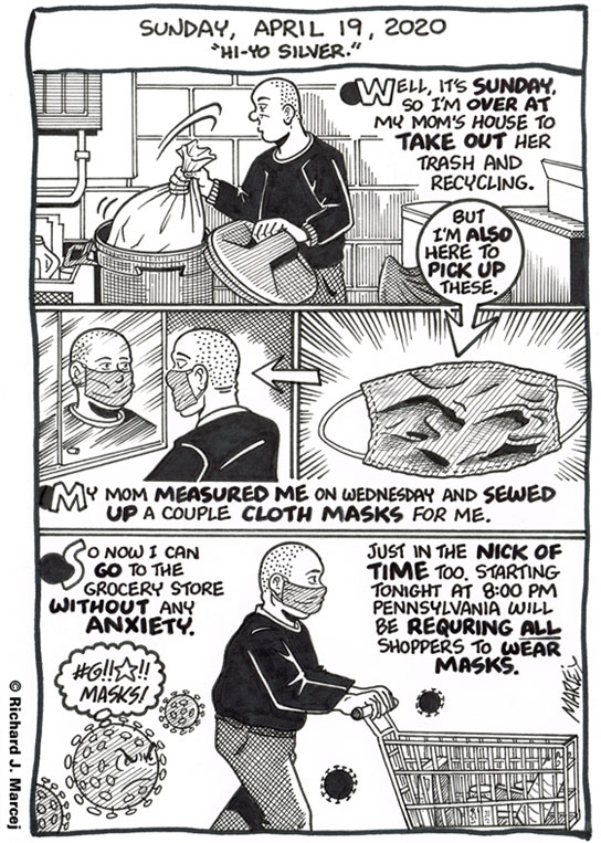 Daily Comic Journal: April 19, 2020: “Hi-Yo Silver.”