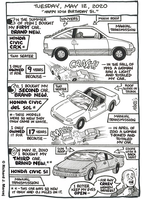 Daily Comic Journal: May 12, 2020: “Happy 10th Birthday SI.”