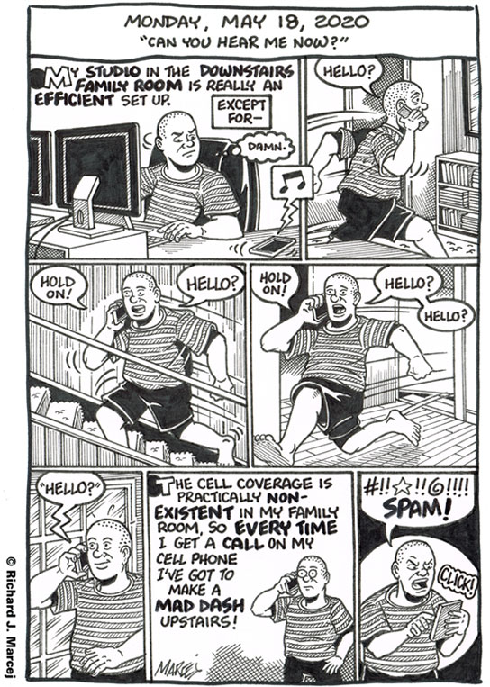 Daily Comic Journal: May 18, 2020: “Can You Hear Me Now?”