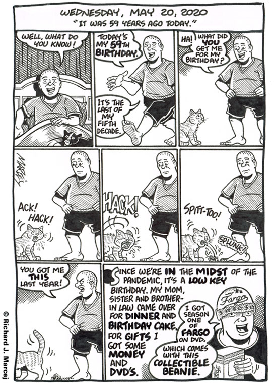 Daily Comic Journal: May 20, 2020: “It Was 59 Years Ago Today.”