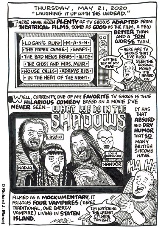 Daily Comic Journal: May 21, 2020: “Laughing It Up With The Undead.”