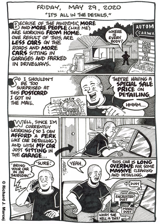 Daily Comic Journal: May 29, 2020: “It’s All In The Details.”