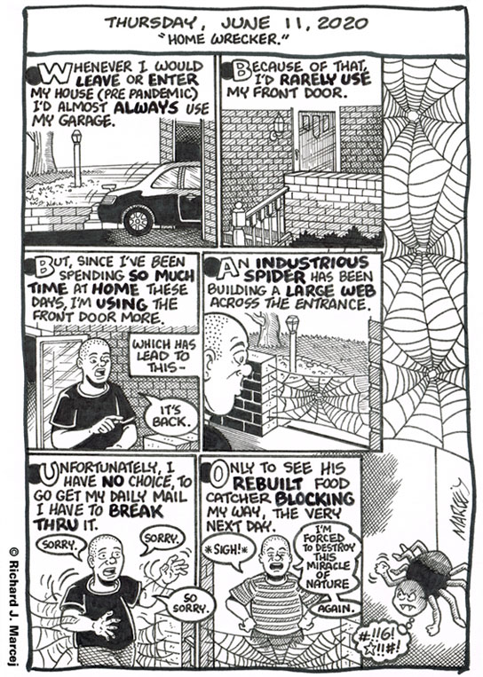 Daily Comic Journal: June 11, 2020: “Home Wrecker.”