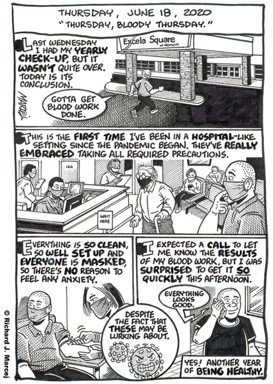 Daily Comic Journal: June 18, 2020: “Thursday, Bloody Thursday.”