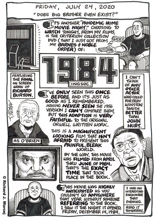 Daily Comic Journal: July 24, 2020: “Does Big Brother Even Exist?”
