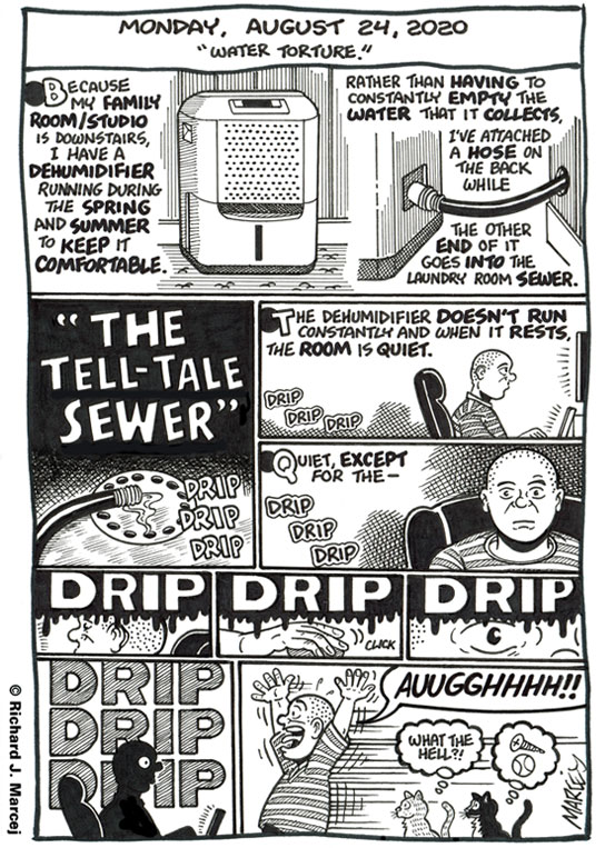 Daily Comic Journal: August 24, 2020: “Water Torture.”