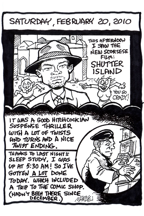 Daily Comic Journal: February 20, 2010