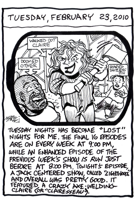 Daily Comic Journal: February 23, 2010