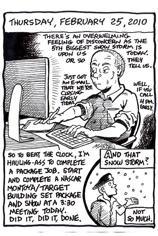 Daily Comic Journal: February 25, 2010