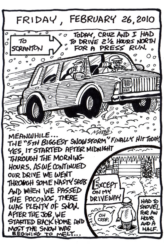 Daily Comic Journal: February 26, 2010