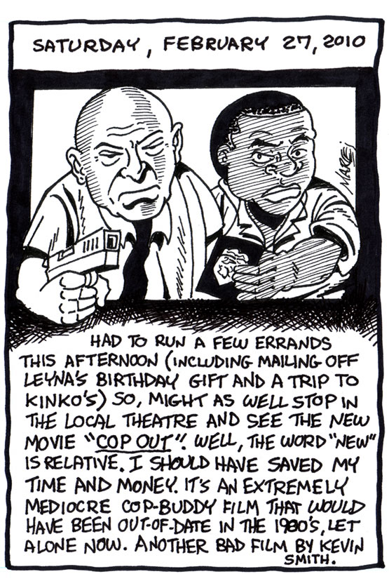 Daily Comic Journal: February 27, 2010