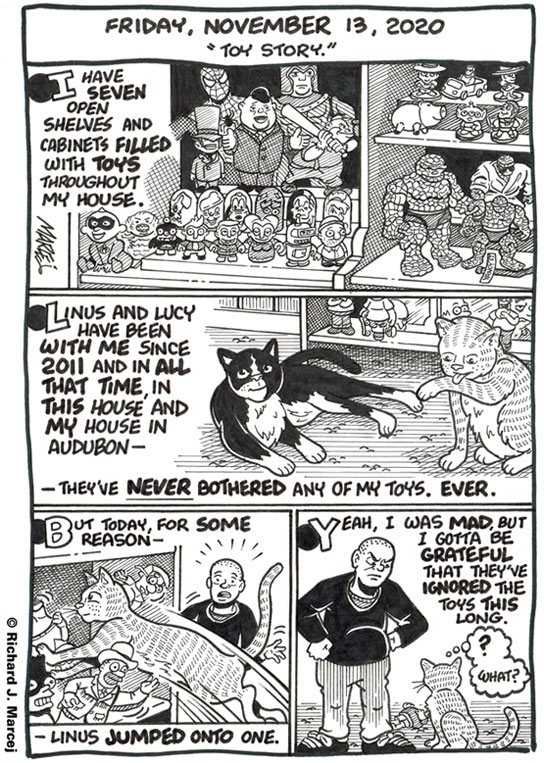 Daily Comic Journal: November 13, 2020: “Toy Story.”