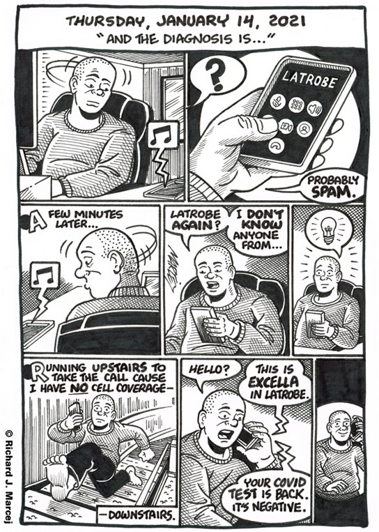 Daily Comic Journal: January 14, 2021: “And The Diagnosis Is…”