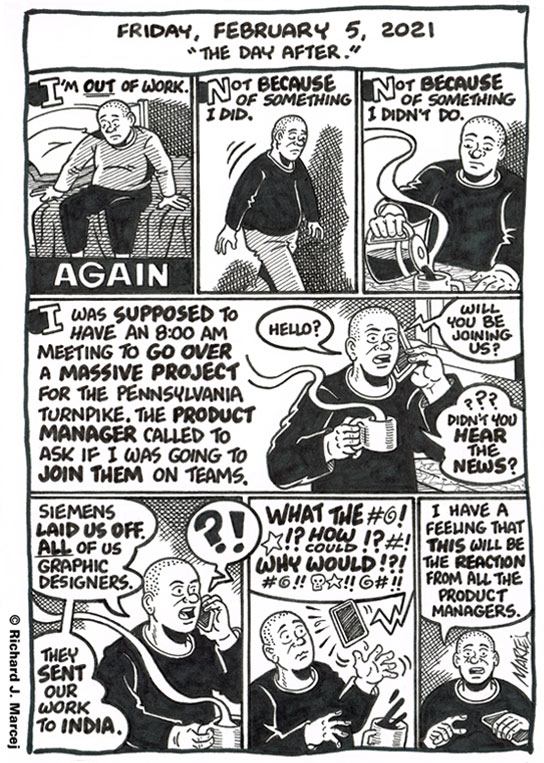 Daily Comic Journal: February 5, 2021: “The Day After.”