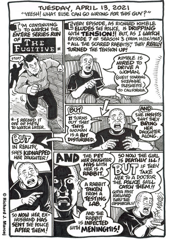 Daily Comic Journal: April 13, 2021: “Yeesh! What Else Can Go Wrong For This Guy?”