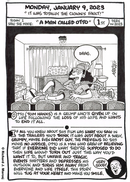 Daily Comic Journal: January 9, 2023: “It Was Totally The Clown’s Fault!”