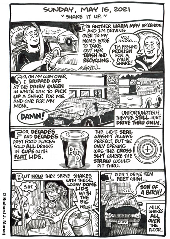 Daily Comic Journal: May 16, 2021: “Shake It Up.”