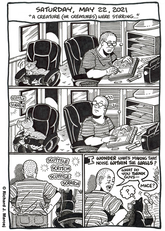 Daily Comic Journal: May 22, 2021: “A Creature (Or Creatures) Were Stirring…”