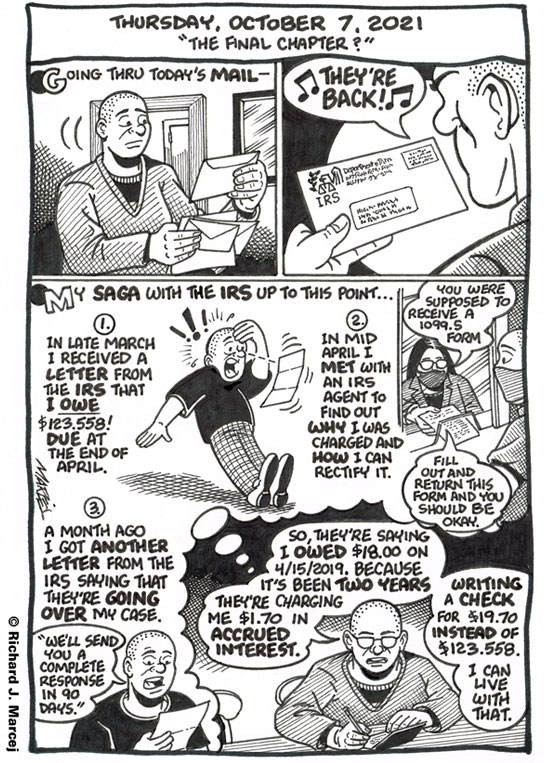 Daily Comic Journal: October 7, 2021: “The Final Chapter?”