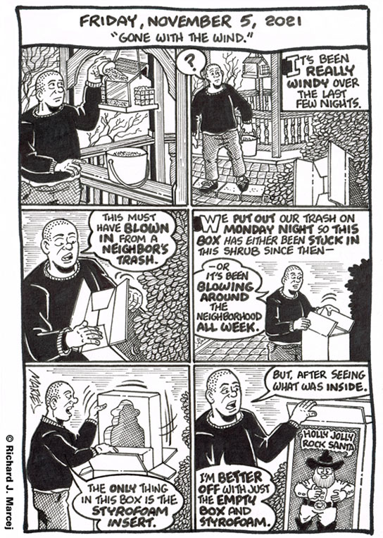 Daily Comic Journal: November 5, 2021: “Gone With The Wind.”
