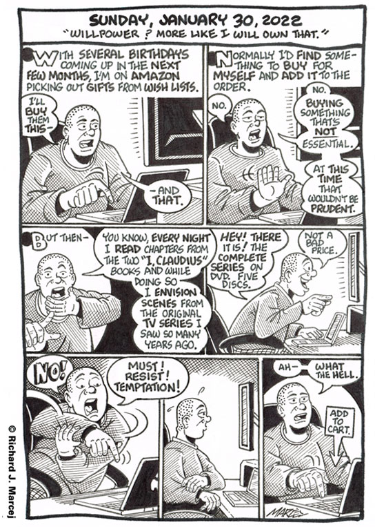 Daily Comic Journal: January 30, 2022: “Willpower? More Like I WILL Own That.”