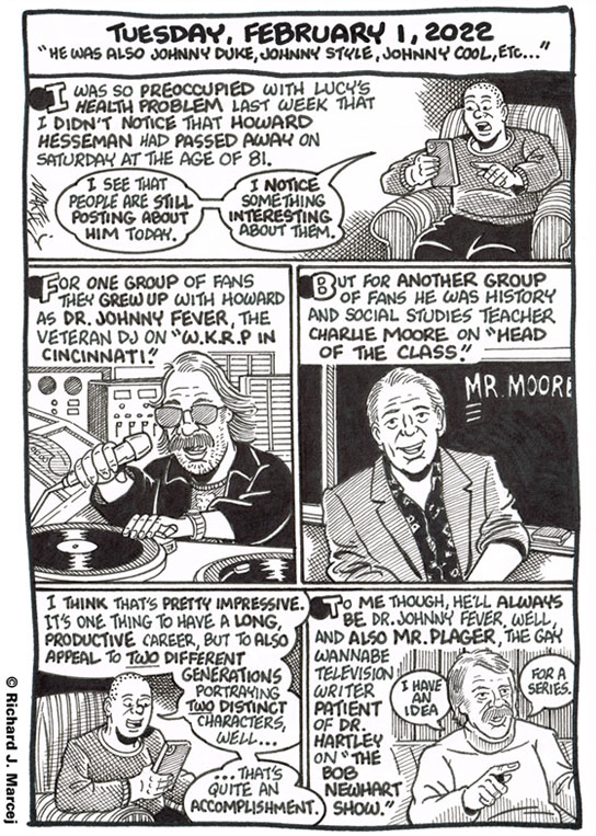 Daily Comic Journal: February 1, 2022: “He Was Also Johnny Duke, Johnny Style, Johnny Cool, Etc…”