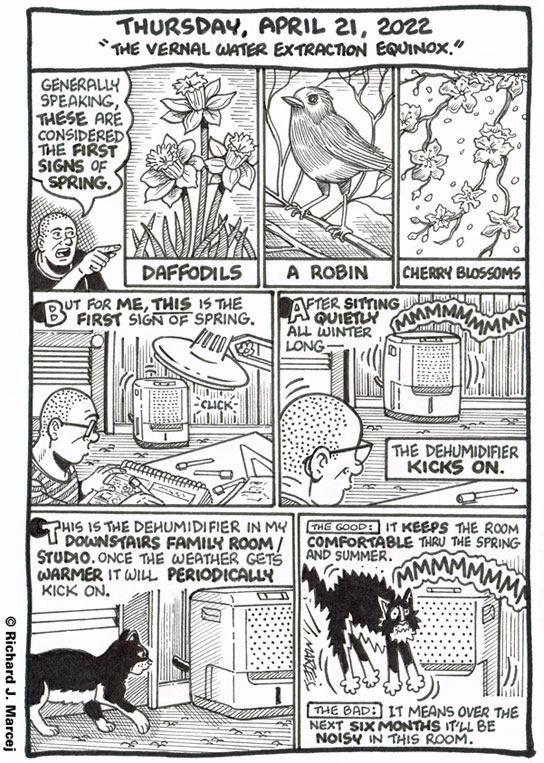 Daily Comic Journal: April 21, 2022: “The Vernal Water Extraction Equinox.”