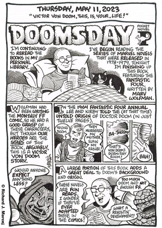 Daily Comic Journal: May 11, 2023: “Victor Von Doom, This, Is, Your, Life!”