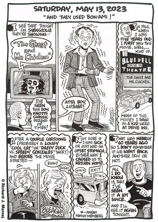 Daily Comic Journal: May 13, 2023: “And They Used Bon-Ami!”