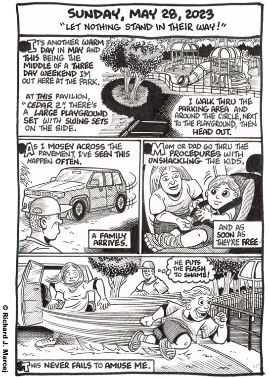 Daily Comic Journal: May 28, 2023: “Let Nothing Stand In Their Way!”