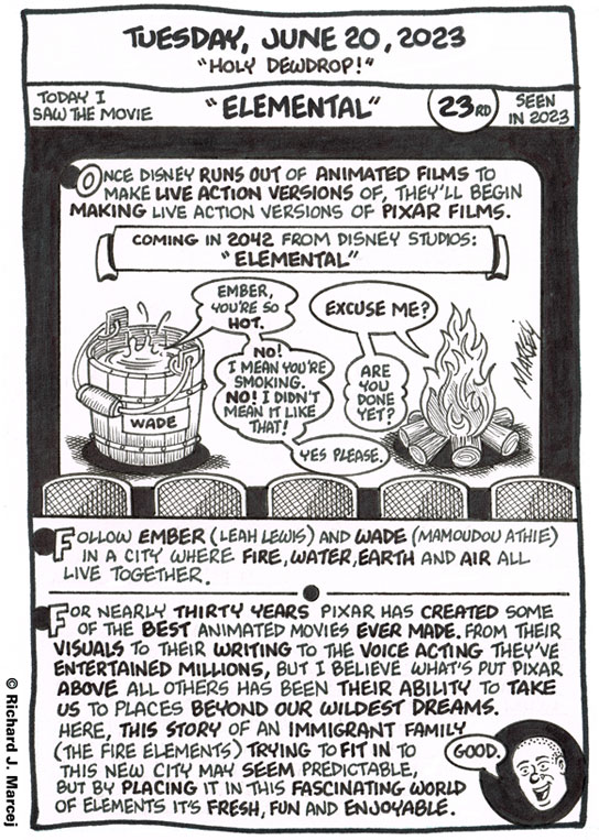Daily Comic Journal: June 20, 2023: “Holy Dewdrop!”