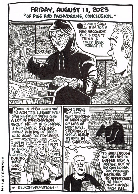 Daily Comic Journal: August 11, 2023: “Of Pigs And Pachyderms, Conclusion.”